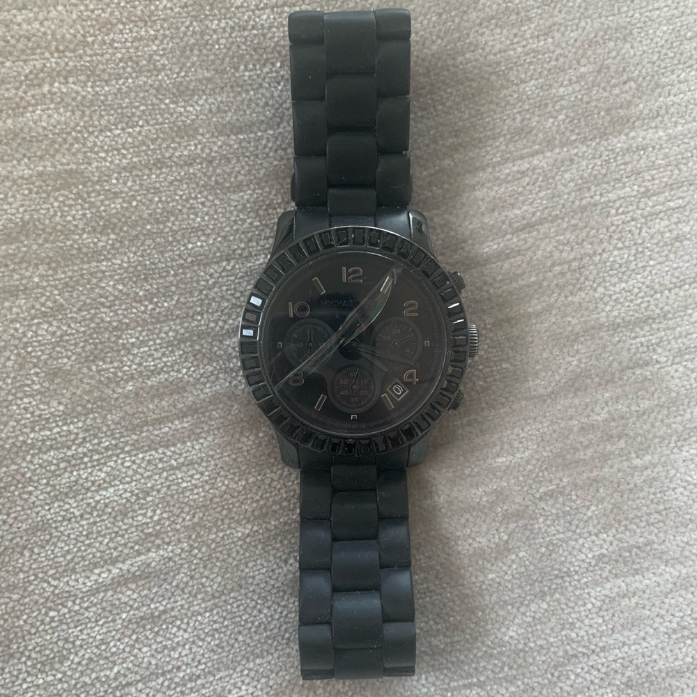 Used Michael Kors Stainless Steel Black Watch